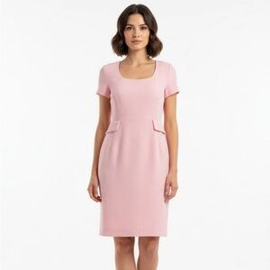 Noriko Maeda pink formal dress sz 38